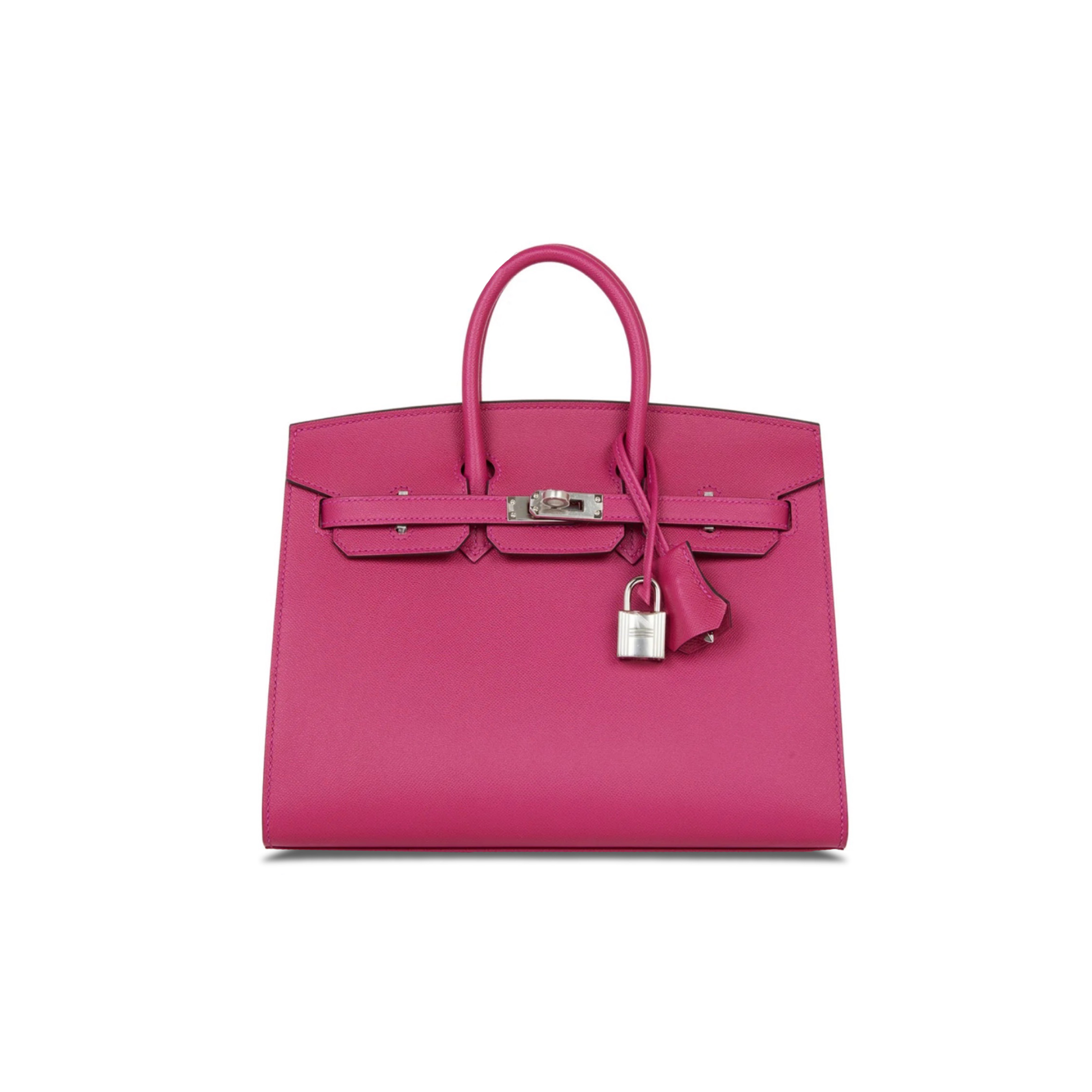 HERMES MASTER BIRKIN 30 EPSOM LEATHER MAGNOLIA PINK SILVER BUCKLE LUXURY BAG BK30L3TGSS (30*23*15cm)